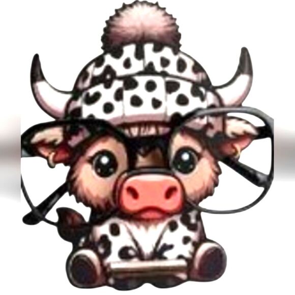 Cow Glasses Holder wood Cutout - Picture 1 of 1